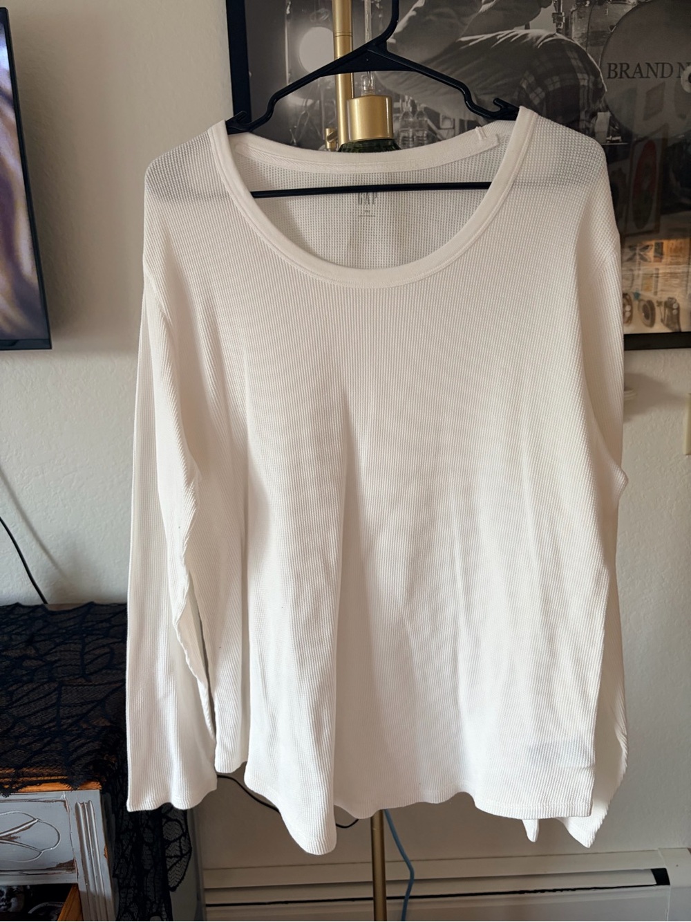 GAP Women’s Waffle Long Sleeve Top size XXL